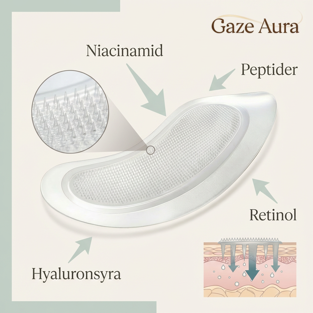 Gaze Aura - Microneedle ögonmask